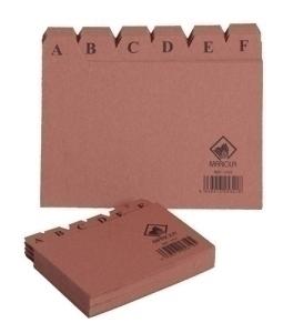 INDICE CARTON PARA FICHERO 65X95MM Nº1 /3101/10501