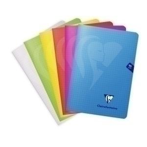 LIBRETA CLAIREFONTAINE MIMESYS POLIPROLILENO A5 48 HJS. 5X5