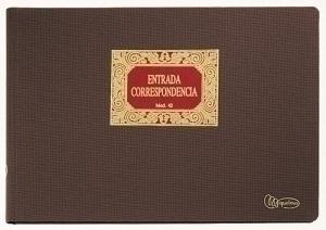 LIBRO CONTABILIDAD Fº Nº 42 ENTRADA CORRESPONDENCIA /MR5042