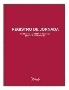 LIBRO REGISTRO JORNADA LABORAL Fº 40 h 70 gr