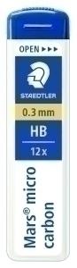 MINAS  STAEDTLER 250 MARS MICRO CARBON 0,3 - HB (TUBO de 12)
