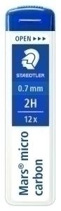 MINAS  STAEDTLER 250 MARS MICRO CARBON 0,7 - 2H (TUBO de 12)