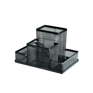 ORGANIZADOR SOBREM. FOROFIS RECTANG. METALICO MALLA NEGRO /91310