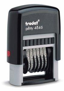 NUMERADOR ent.AUT. TRODAT PRINTY 4846 ECO (4 mm. 6 bandas)