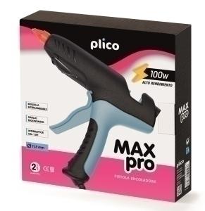 PISTOLA de COLA TERMOFUSIBLE PLICO MAX PRO 100W