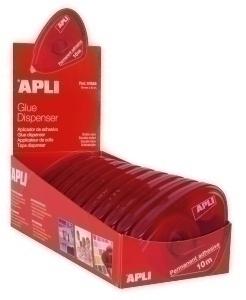ROLLER ADHESIVO APLI CASSETTE PERMANENTE DOBLE CARA 10 MTS.