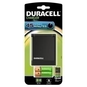 CARGADOR PILAS DURACELL 2 PILAS RECARGABLES AA DE 1700 MAH + 2 PILAS AAA DE 750 MAH