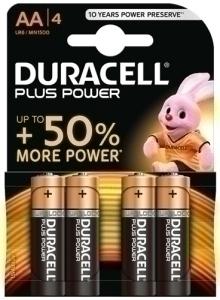 PILAS DURACELL AA PLUS (MN1500-LR06) BLISTER DE 4