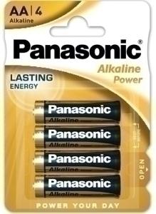 PILAS PANASONIC ALKALINE POWER AA LR06 BLIS/4 /LR6/4BP AP