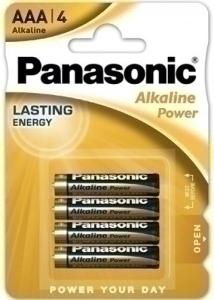 PILAS PANASONIC ALKALINE POWER AAA LR03 BLISTER DE 4