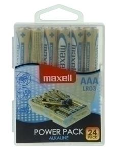 PILAS ALCALINA MAXELL LR03 P/24 M470 /LR03 24PK POWER PACK