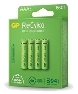 PILAS RECARGABLES GP R0365 AAA 650 mAh TELEFONIA BLISTER de 4 (G257)
