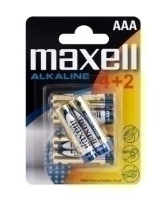 PILAS ALCALINA MAXELL LR03 BLIS/4+2 M341 /LR03-B4+2 MXL