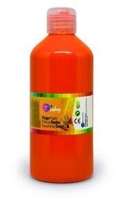 PINTURA de DEDOS TCOLORS 500 ml (botella) NARANJA