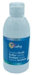 PINTURA ACRILICA TCOLORS 250 ml (botella) BLANCO