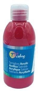 PINTURA ACRILICA TCOLORS 250 ml (botella) ROJO