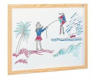 PIZARRA BLANCA FAIBO ESTRATIFICADA MARCO FIBRA 87x127cm