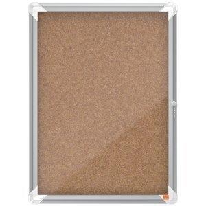 VITRINA NOBO de INTERIOR con CORCHO para 4 hojas A4