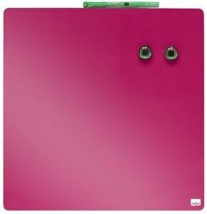 PIZARRA HOGAR MAGNETICA NOBO 36x36 cm ROSA