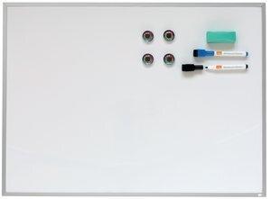 PIZARRA HOGAR MAGNETICA NOBO 58,5x43 cm BLANCA + ACCESORIOS