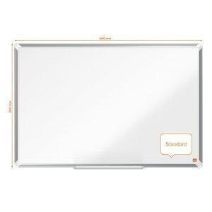 PIZARRA BLANCA MAGNETICA NOBO PREMIUM PLUS LACADA MARCO ALUMINIO  90x60 cm