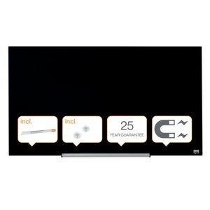 PIZARRA CRISTAL MAGNETICA NOBO DIAMOND  993x559 NEGRA