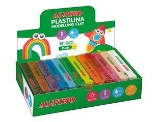 PLASTILINA ALPINO STANDARD 150.GR CAJA 12 SURTIDAS