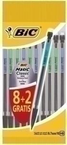 PORTAMINAS BIC MATIC 0,7 MM BOLSA 8+2 /875751