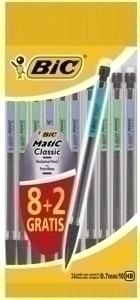PORTAMINAS BIC MATIC CLASSIC 0,7 mm BOLSA 8+2
