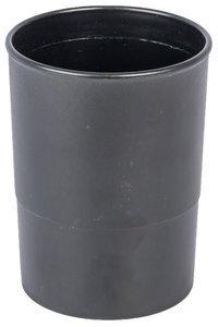 PORTA LAPICES PLASTICO REDONDO NEGRO