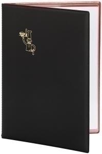 CARPETA PORTAMENUS PARDO PVC Fº NEGRO