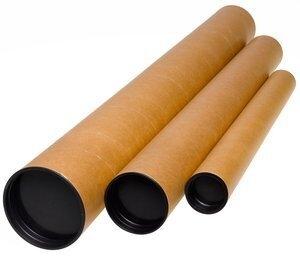 PORTAPLANOS para ENVIO FABRISA TUBO CARTON KRAFT  64x8 cm (A2/A1)