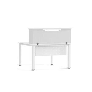 RECEPCION ROCADA MODULO SUPERIOR 100x30x40 ESTRUCTURA BLANCO TABLEROS BLANCO
