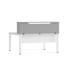 RECEPCION ROCADA MODULO SUPERIOR 140x30x40 ESTRUCTURA GRIS TABLEROS GRIS