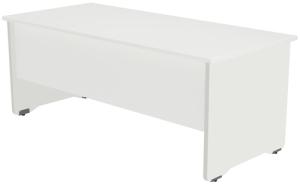 MESA ROCADA WORK 160X80 BLANCO/BLANCO /2002AW04