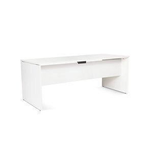 MESA ROCADA WORK 180x80 ESTRUCTURA BLANCO TABLERO BLANCO