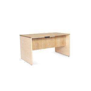 MESA ROCADA WORK 140x80 ESTRUCTURA HAYA TABLERO ROBLE