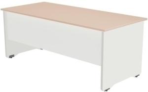 MESA ROCADA WORK 160X80 BLANCO/ROBLE /2002AW08