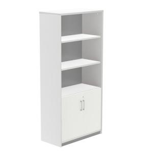 ARMARIO ROCADA CON PUERTAS BAJAS 195X90 BLANCO/BLANC /1103AW04