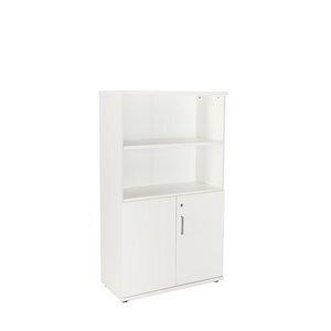 ARMARIO ROCADA CON PUERTAS BAJAS 156x90x45 ESTRUCTURA BLANCO Y TAPA BLANCO