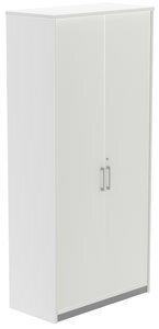 ARMARIO ROCADA CON PUERTAS 195x90x45 ESTRUCTURA BLANCO PUERTAS Y TAPA BLANCO