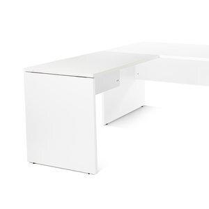 MESA ROCADA WORK ALA 100x60 ESTRUCTURA BLANCO TABLERO BLANCO