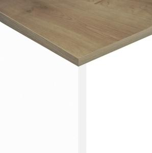 MESA ROCADA WORK ALA 100X60 BLANCO/ROBLE /2102AW08