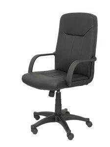 SILLA PIQUERAS Y CRESPO VILLA DIRECCION MECANISMO BASCULANTE REGULABLE EN ALTURA ASIENTO Y RESPALDO TAPIZADO SIMILPIEL NEGRO