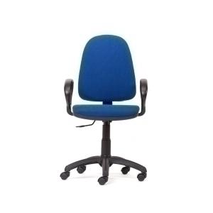 SILLA ROCADA TELA IGNIFUGA RD-930/3 AZUL CON BRAZOS RD-956