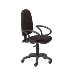 SILLA ROCADA TELA IGNIFUGA RD-930/4 NEGRO CON BRAZOS RD-956