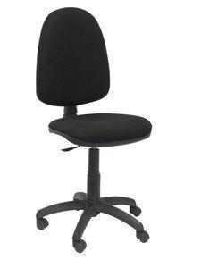 SILLA PIQUERAS Y CRESPO AYNA MECANISMO CONTACTO PERMANENTE CON REGULACION DE PROFUNDIDAD ASIENTO Y RESPALDO TAPIZADO BALI NEGRO
