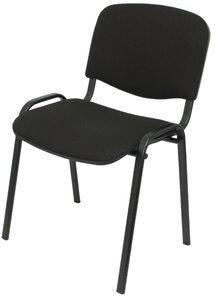 SILLA PIQUERAS Y CRESPO ALCARAZ CONFIDENTE APILABLE ASIENTO TAPIZADO ARAN NEGRO