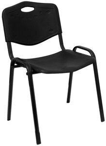 SILLA PIQUERAS Y CRESPO ROBLEDO CONFIDENTE APILABLE PVC NEGRO