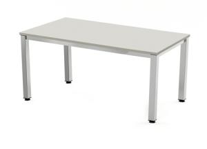 MESA ROCADA EXEC. 160x80 ALUMINIO/GRIS /2002AD02